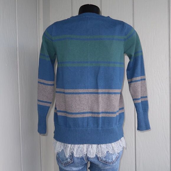 LOGO by Lori Goldstein Cotton Cashmere blend Sweater Size S - Picture 2 of 6